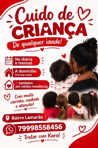 Babá disponível!!