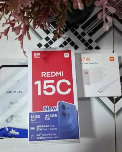 REDMI 15 C 256GB 8RAM+8GB RAM PLUS 16 GB RAM NFC 2026