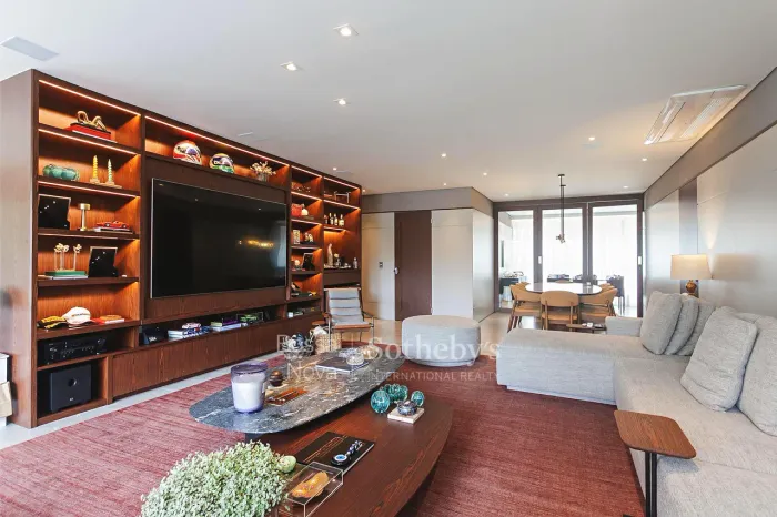 Apartamento com espaco gourmet e fino acabamento com toques contemporâneos