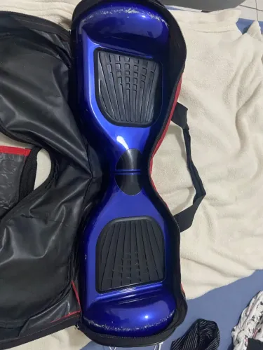 Hoverboard azul - capa e carregador