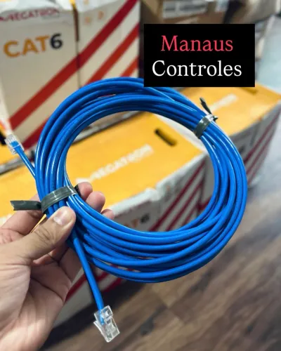 Cabo de Rede Internet de 10 Metros - até 1000 Mbps 