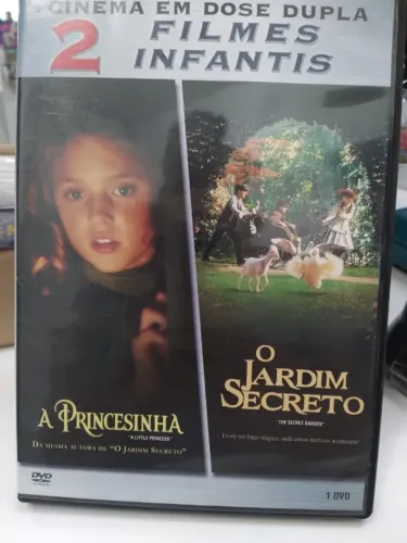 DVD  2 FILMES INFANTIS A PRINCESINHA E O JARDIM SECRETO