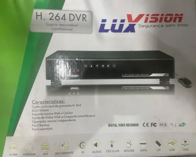 DVR H264 LUXVISION 4 CAMERAS