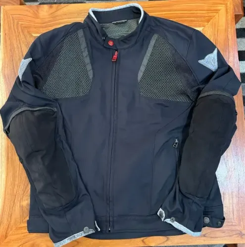 Jaqueta Dainese Masculina Ventilada Mesh Preta Proteção Moto