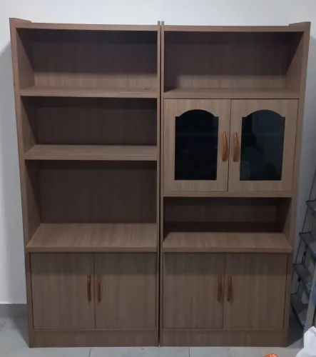 Estante MDF bipartida 1.65x46x2.00