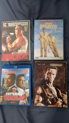 DVD e blu-ray coleção arnold, clássicos