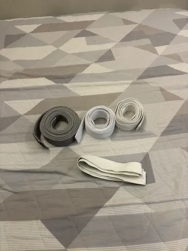 FAIXAS BRANCAS E CINZA