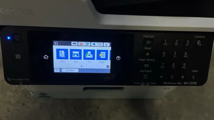 Impressora Epson Workforce WF5710 - Defeito - Retirada Peças 