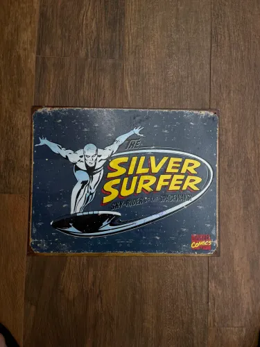 Placas Decorativas Vintage Marvel & DC - Metal Retrô Geek