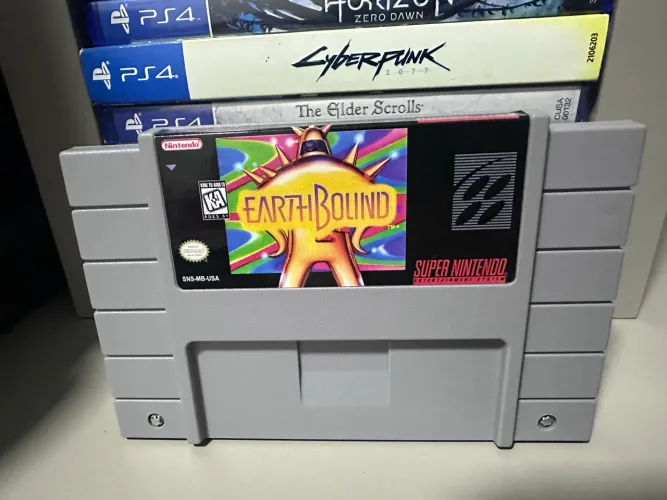Earthbound Snes REPRO PT-BR super Nintendo
