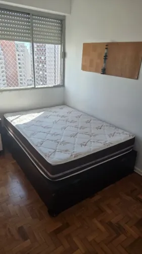 Cama de Casal com Baú + Colchão Anjos Classic | Excelente Estado