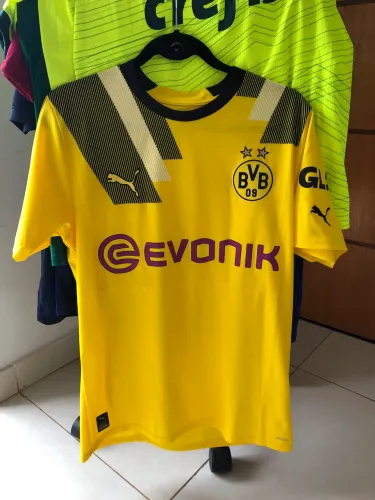 Camisa Borussia Dortmund Puma - Amarela e Preta (Excelente Estado)