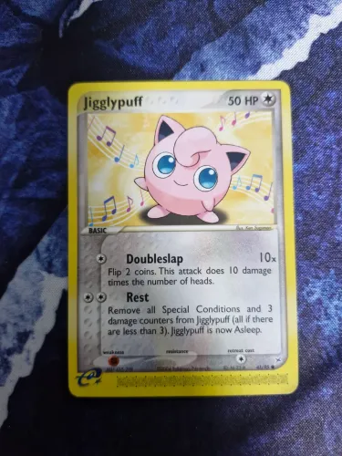 Carta Pokémon Jigglypuff antiga SP