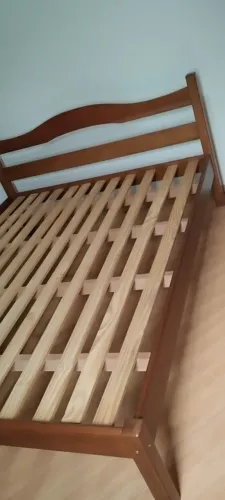 Cama de casal QUEEM Madeira Maciça