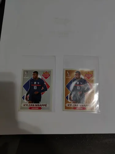 Figurinha Legend Kylian Mbapee Prata e Bronze Copa do Mundo 2022