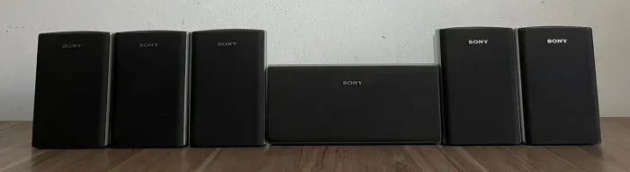 Conjunto 6 Caixas Sony Som Ambiente ou Home Theater Ss-Msp87 100 RMS Cada Leia Descrição 