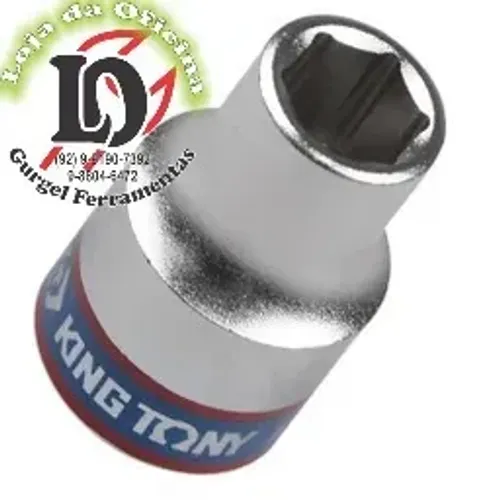 Soquete Sextavado 11mm - 1/2 - King Tony-KT433519M