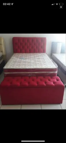 Cama box casal nova