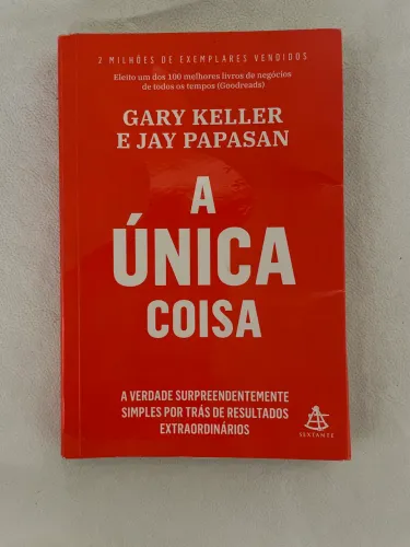 Livro A única coisa