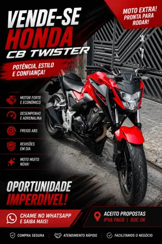 Moto em estado excelente