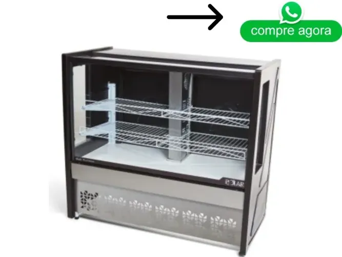 Balcão de Tortas 1,25m Polar Ar Forçado