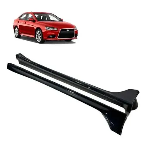 Par de spoiler lateral em ABS Mitsubishi Lancer 