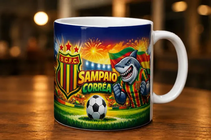 Caneca Sampaio correia personaluzada