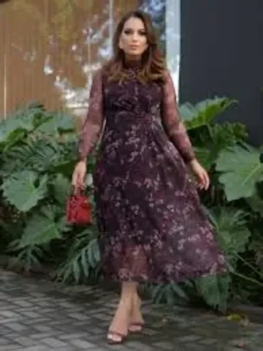 Vestido Festa Roxo M