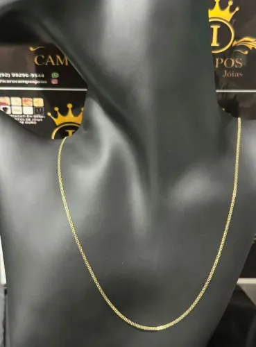 Cordão de ouro 18k masculino até 12x