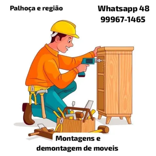 Montagem e desmontagem de móveis e serviços de carpintaria 