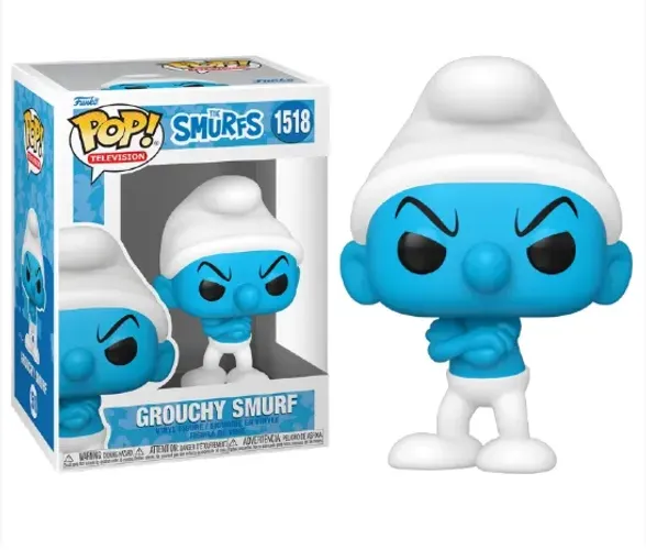 Original - Funko Pop Smurfs Grouchy Smurf #1518