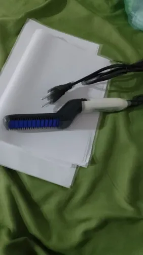 Pente alisador masculino,barba e cabelo novo
