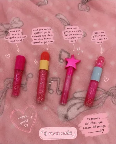 GLOSS PERFEITOS PARA CRIANÇAS?