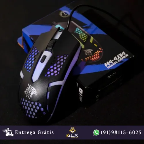 Mouse Gamer Multicolor 2400dpi M44j Kmex *ENTREGA GRÁTIS*