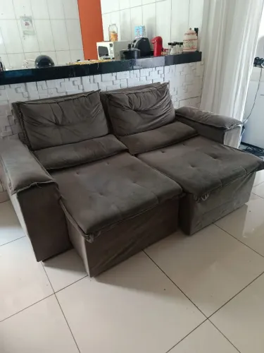 Sofá retrátil 2 lugares