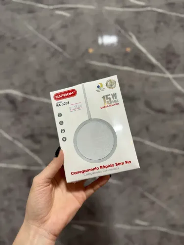 Carregador de Indução 15W Branco