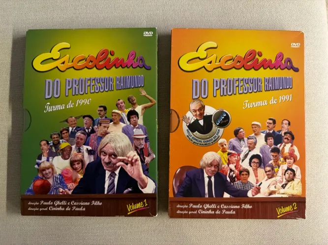 Kit 2 DVDs Escolinha do Professor Raimundo - Turma de 1990 e 1991