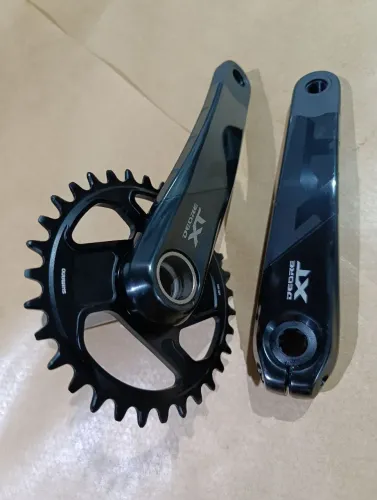 Pedivela Shimano xt fcm8200 coroa 32 dentes braço 175mm mtb