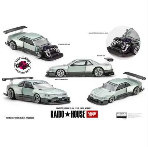 Nissan Sílvia S13-R Mini GT Kaido House Works V1 (Lacrado).