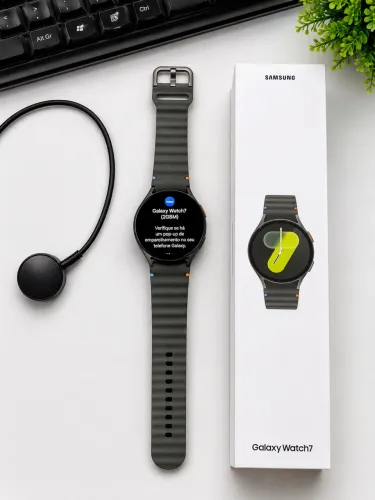 TROCO POR PS4 - Samsung Galaxy Watch7 LTE 44mm Verde - Estado de Novo | Completo