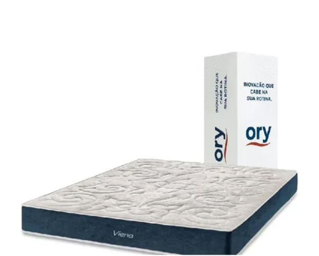 Colchão de Espuma Ortopédico D33 a Vácuo Conforto Firme Tecido Jacquard