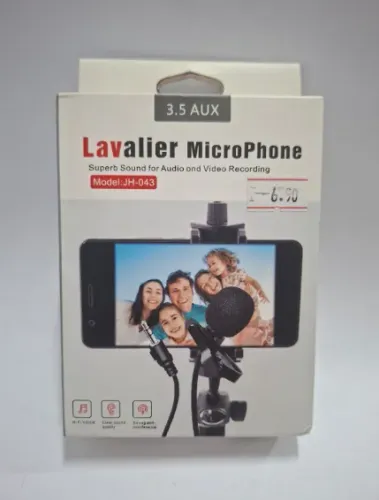 Microfone de Lapela Lavalier Modelo JH-043