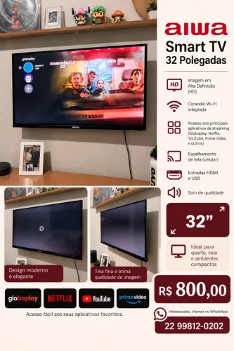 Televisão Aiwa 32 pol 
