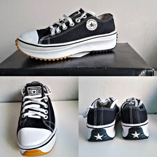 TÊNIS CONVERSE PLATAFORMA FEMININO - ORIGINAL NA CAIXA RUN STAR HIKE PRETO
