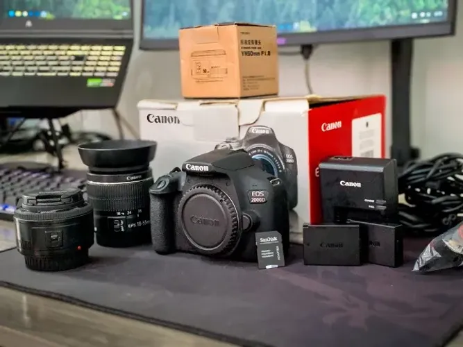 CANON 2000D | KIT COMPLETO