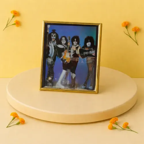 Quadro moldura dourada