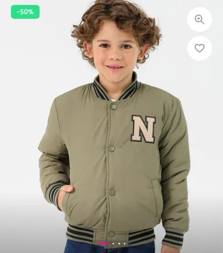 Casaco infantil masculino