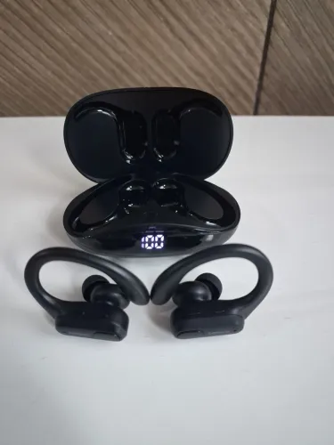 FONE BLUETOOTH ESPORTIVO COM GANCHO - Lenovo trinkplus novo