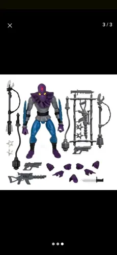 Super seven action figure tmnt foot clan