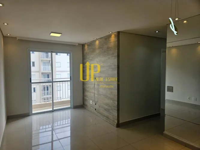 Apartamento com 3 dormitórios para alugar, 68 m² por R$ 4.745,74/mês - Condomínio Alphavie
